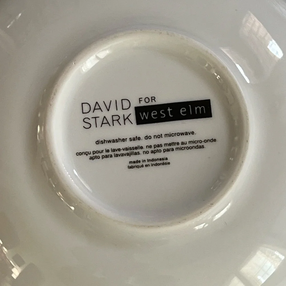 🌳WEST ELM🌳Designer David Stark West Elm Soup or Cereal Bowl/Replacement Bowl